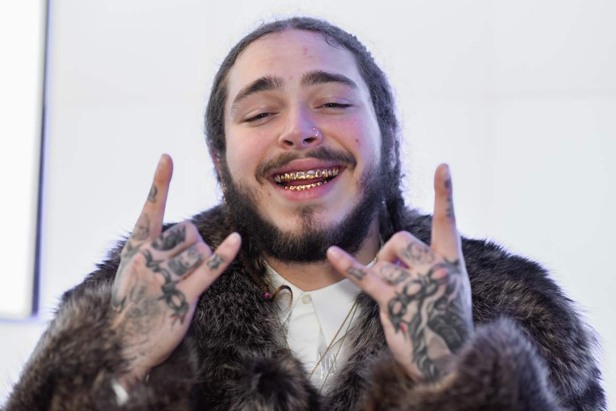 Post Malone visits SiriusXM Studio on Nov. 30, 2016 in New York City.