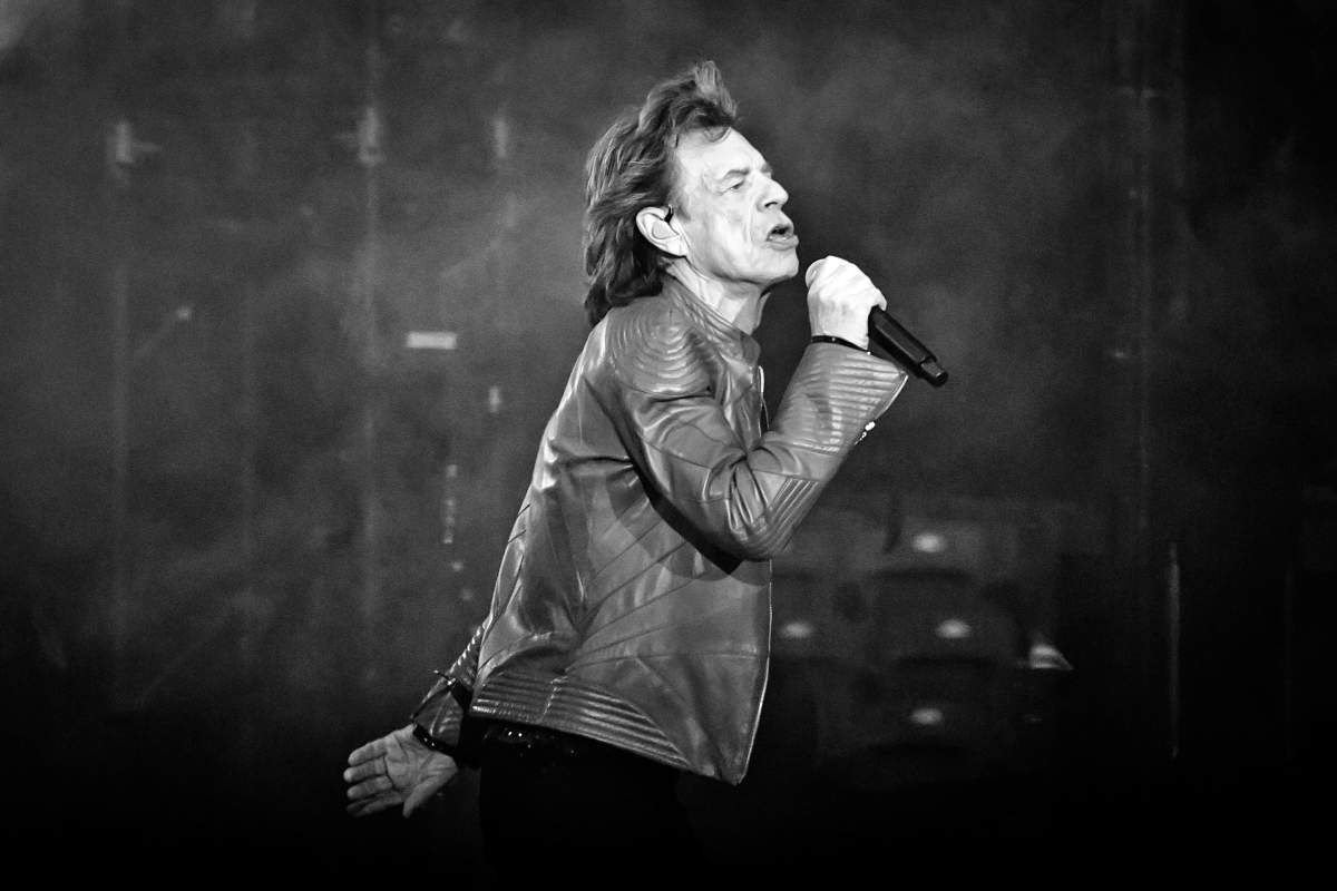 Mick Jagger of The Rolling Stones performs live onstage during a concert at the Olympiastadion on June 22, 2018, in Berlin, Germany.