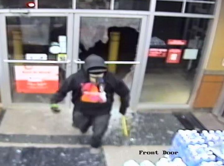 Grande Prairie RCMP released surveillance video images of two suspects on Thursday in connection with a smash and grab that saw an ATM get stolen from a local business earlier this week.