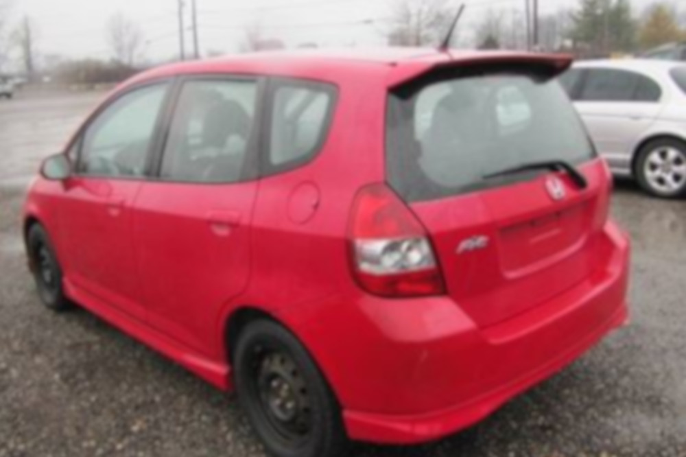 Waterloo Regional Police are looking for a red Honda Fit.