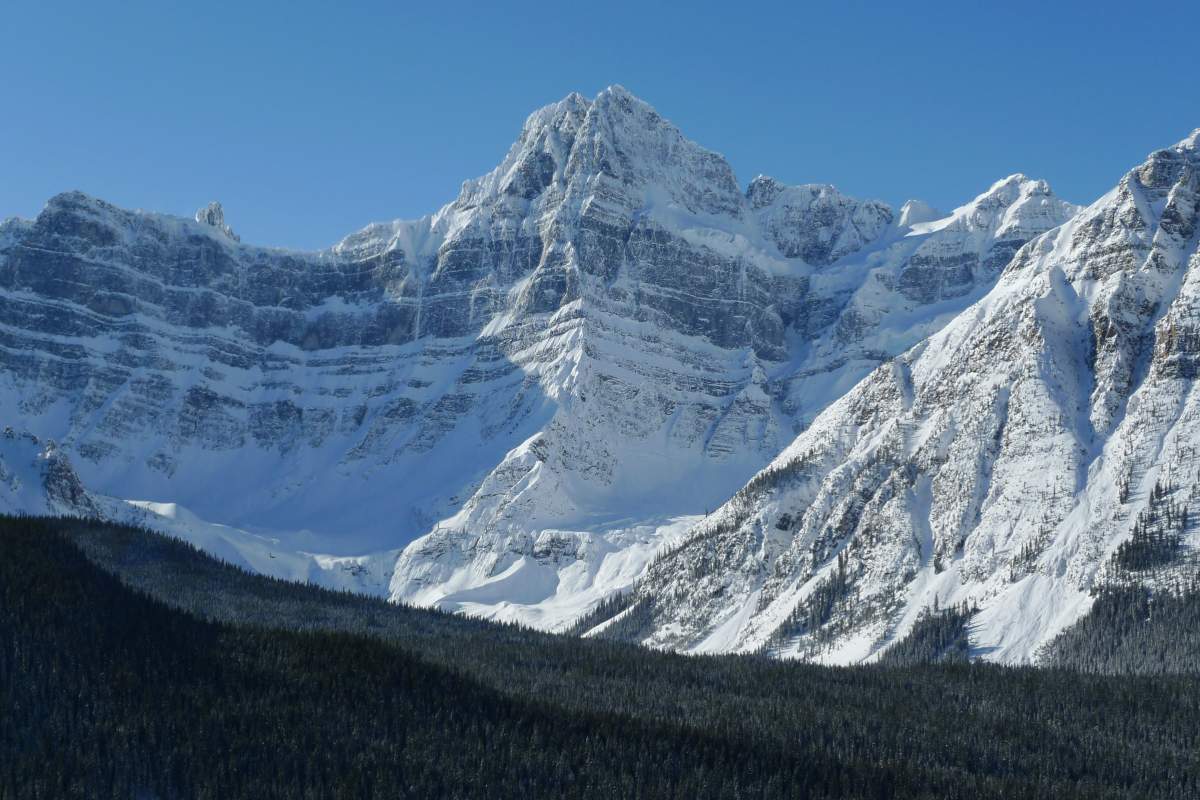 Howse Peak in Banff National Park is shown in this image provided by Barry Blanchard, a mountain guide based Canmore, Aberta.