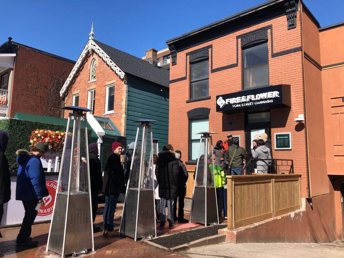 Fire & Flower on York Street isn't wheelchair accessible right now but a spokesperson said the company is working with the City of Ottawa to get approvals to modify the heritage building. He said Fire & Flower hopes to add a wheelchair ramp, a chair lift, and wider doorways and hallways by later this spring or early summer.