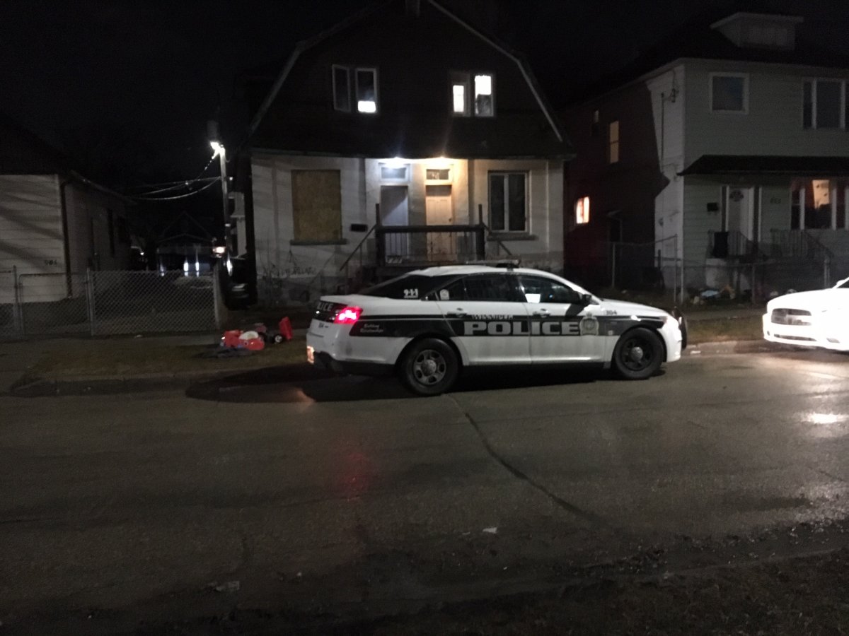 A Winnipeg police cruiser in the city's North End in 2019. A man is in custody after leading police on a high-speed chase in a stolen vehicle Friday evening.
