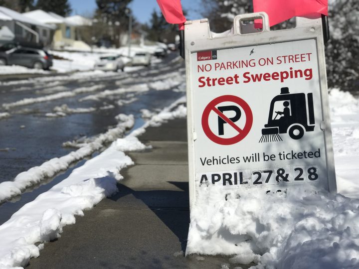 The City of Calgary said Sunday that street sweeping has been suspended with winter operations now underway.