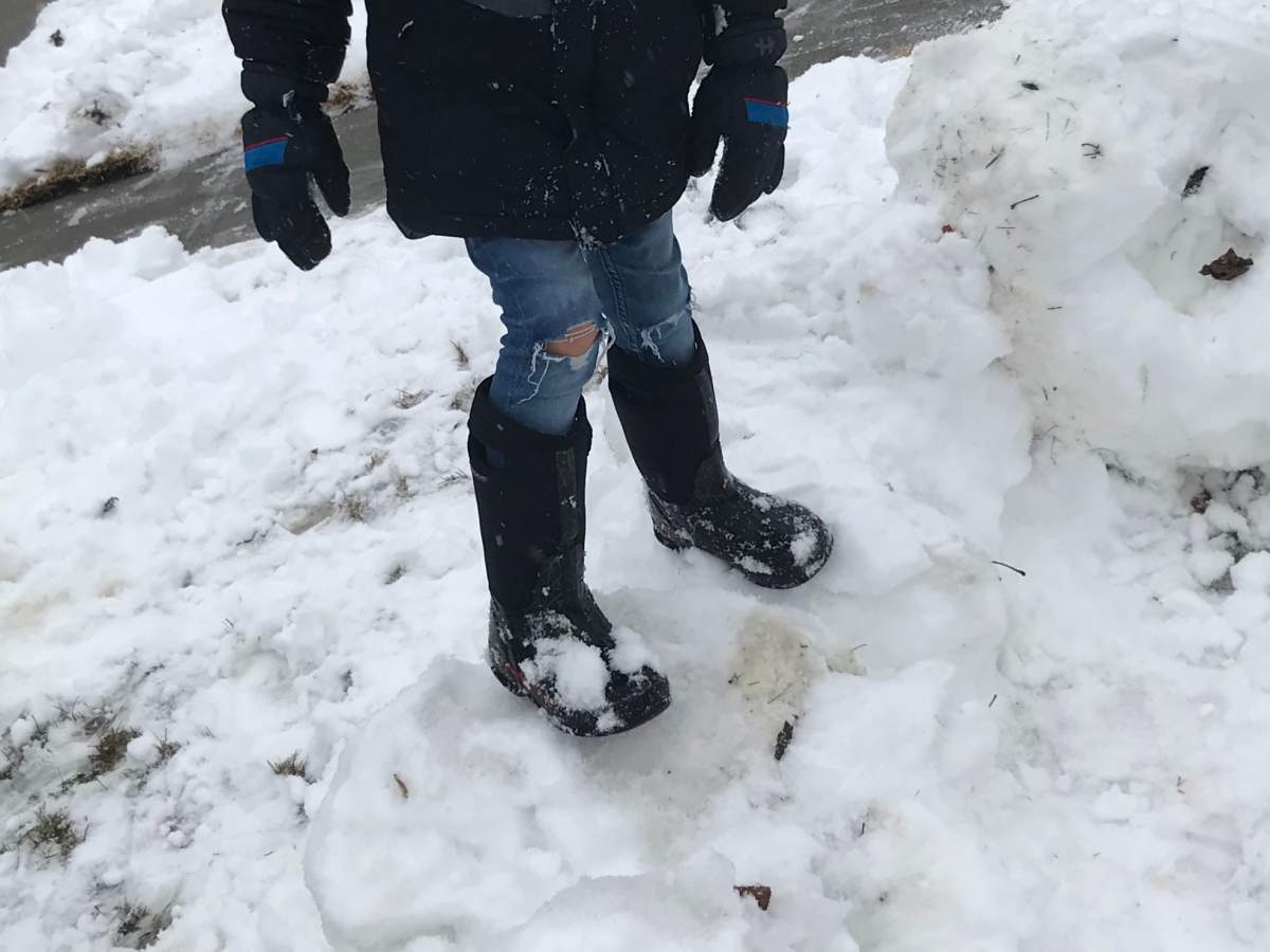 Christine Meadows’ son will only wear jeans.