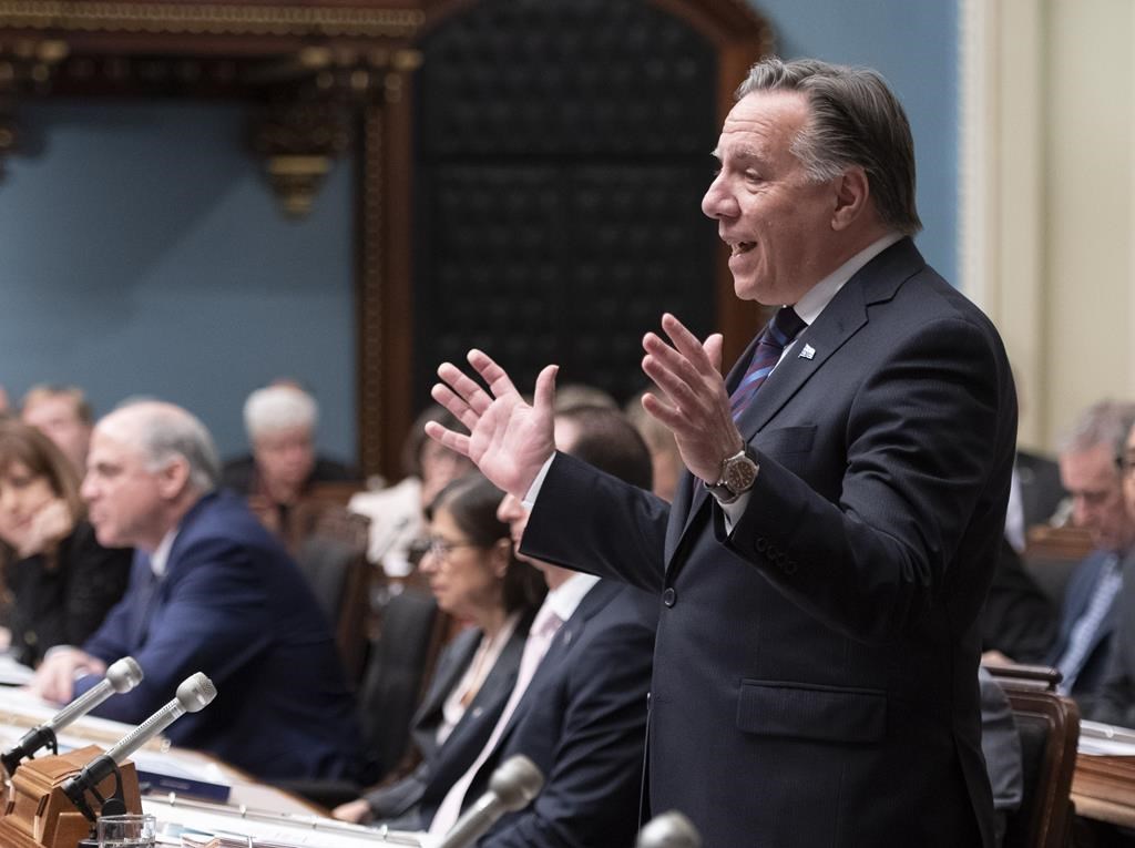 Quebec Premier François Legault will head to the U.S. in May.