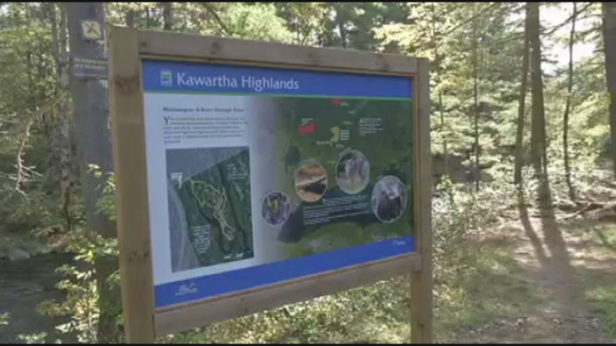 Three hikers were reported missing after visiting the Kawartha Highlands Provincial Park on Sunday.