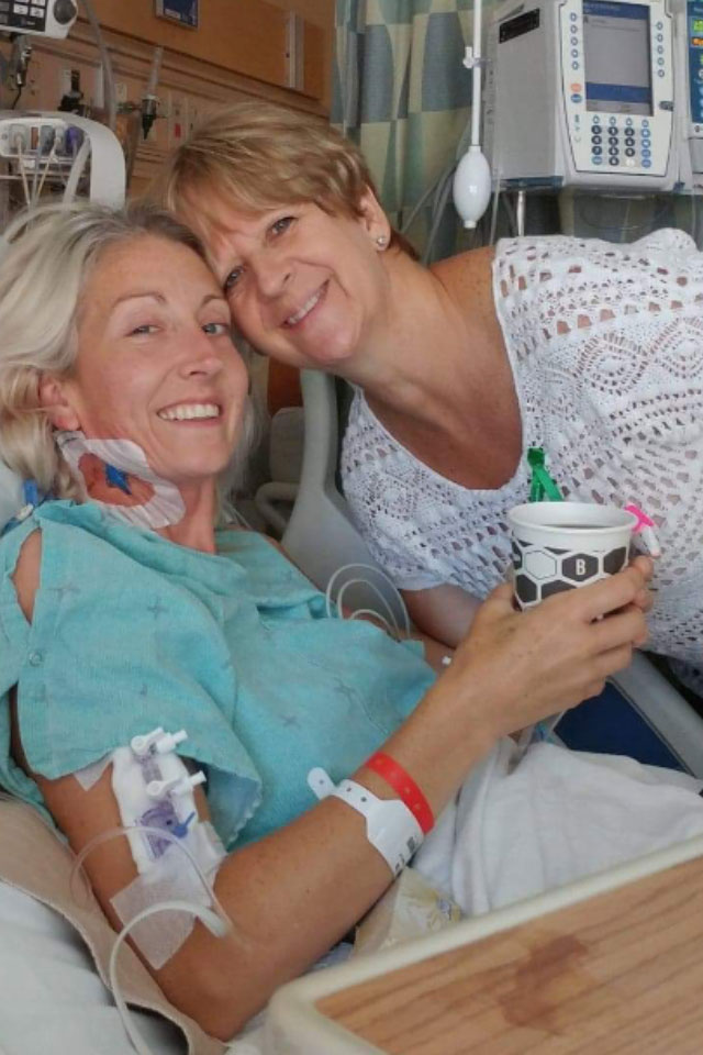 Kelly Bryan recovering at Toronto General Hospital after donating 70 per cent of her liver.