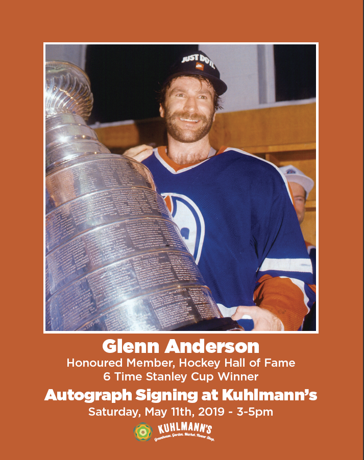 630 CHED: Glenn Anderson Autograph Signing at Kuhlmann’s Greenhouse - image