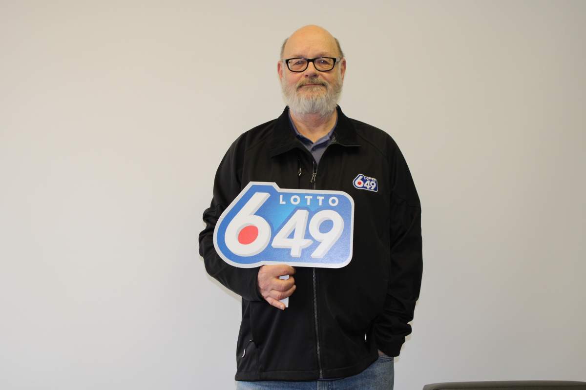 Lotto winner Murray Lewis.