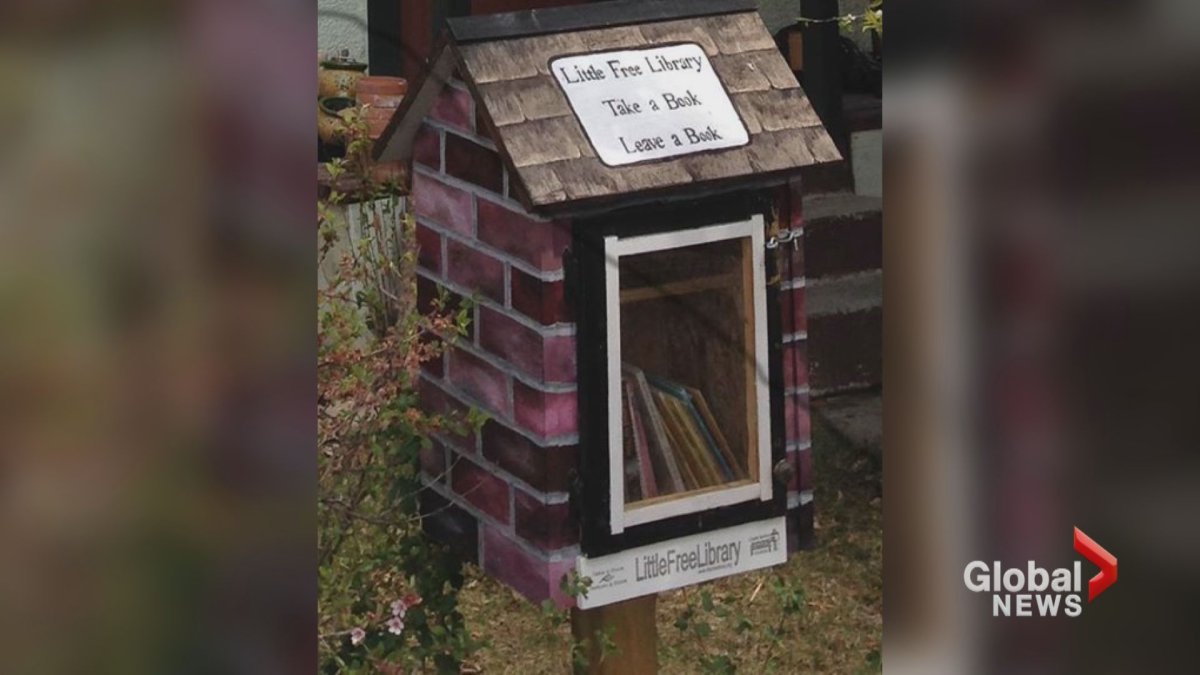 The Little Free Library in Pamela McLean's Renfrew lawn was stolen on Tuesday night. 