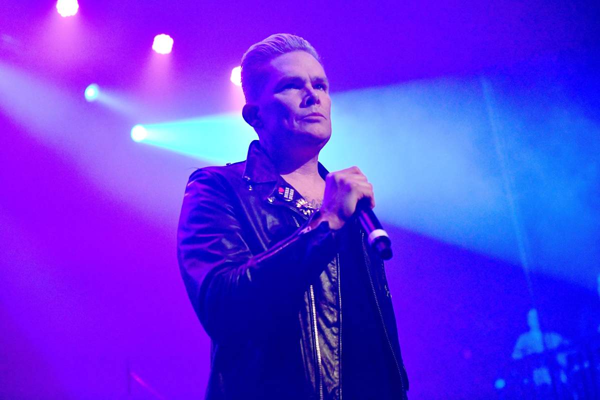 Mark McGrath of Sugar Ray performs onstage during the ‘Above Ground’ concert benefiting MusiCares at Belasco Theatre on April 16, 2018, in Los Angeles, Calif.