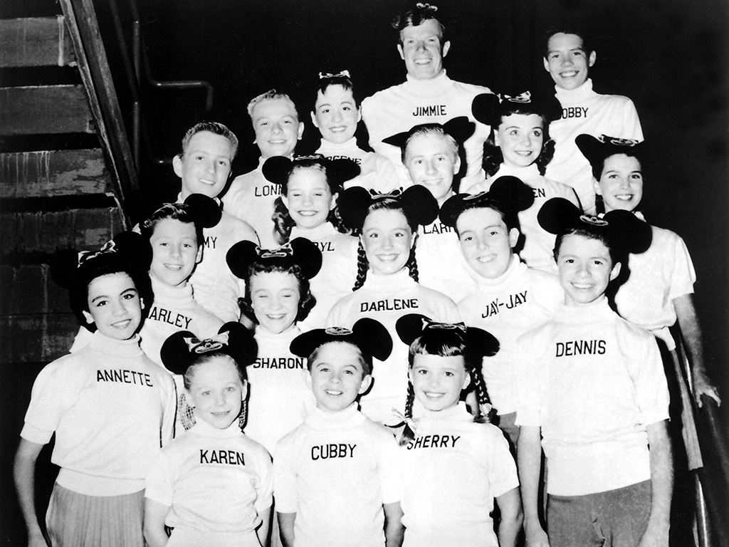 The Mickey Mouse Club, pictured in 1956.