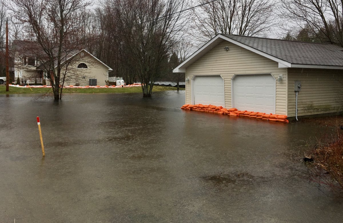 Roads were flooded in Minden, Ont., on Friday, April 26, 2019. A state of emergency was lifted on May 6.