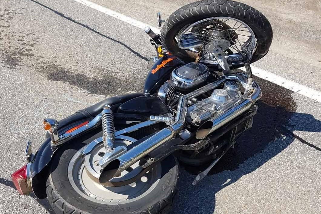 The driver was taken to hospital with serious injuries.