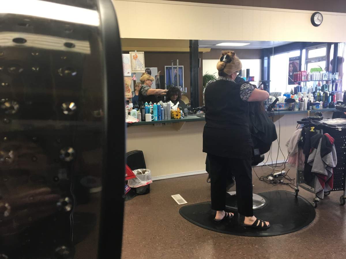 Rose MacRae, works at New Look Hair Design.