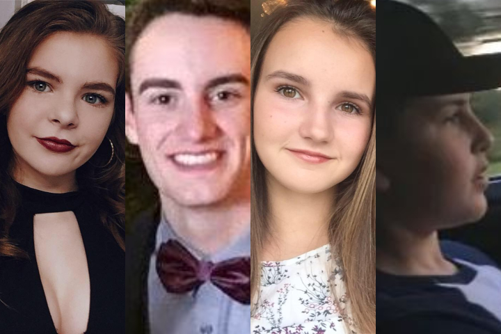 Emma Connick, Logan Matchet, Cassie Lloyd and Avery Astle were the four teens who died in crash in Miramichi, N.B.