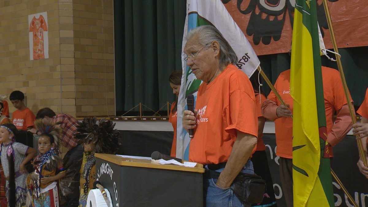 Noel Starblanket was an advocate for Orange Shirt Day after spending 11 years at Lebret (Qu'Appelle) Indian Residential School as a child. 