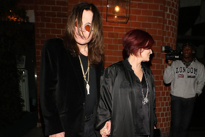 Ozzy Osbourne and Sharon Osbourne are seen on Nov. 30, 2018, in Los Angeles, Calif.