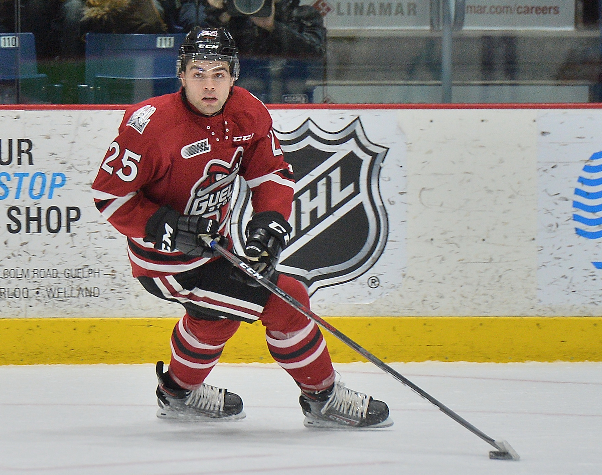 Markus Phillips of the Guelph Storm.