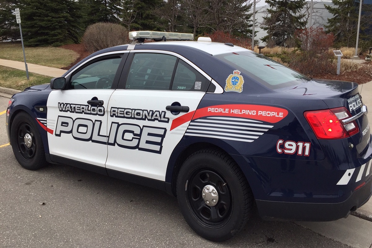 A Waterloo Regional Police Cruiser.