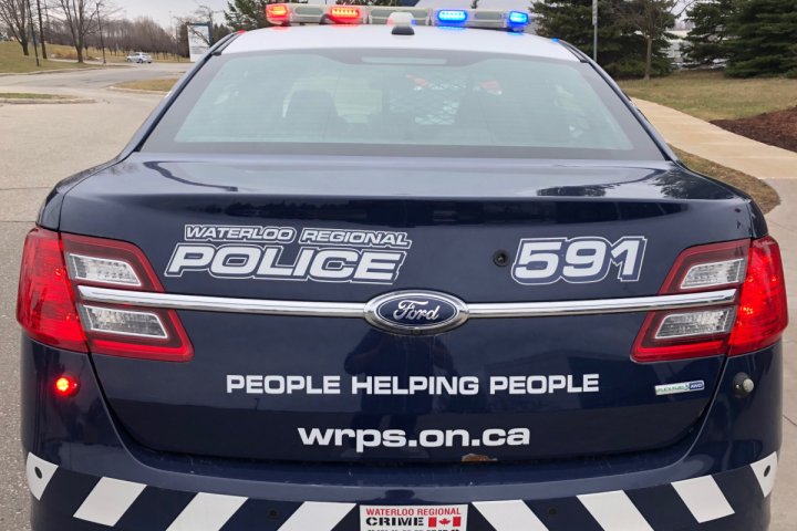 Pair arrested, drugs seized after Waterloo police officers find stolen car in Kitchener