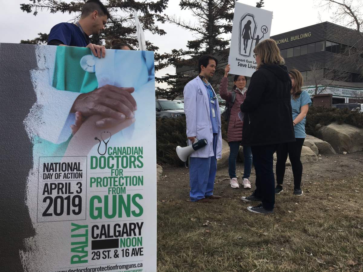 Medical professionals lobby for changes to gun laws.