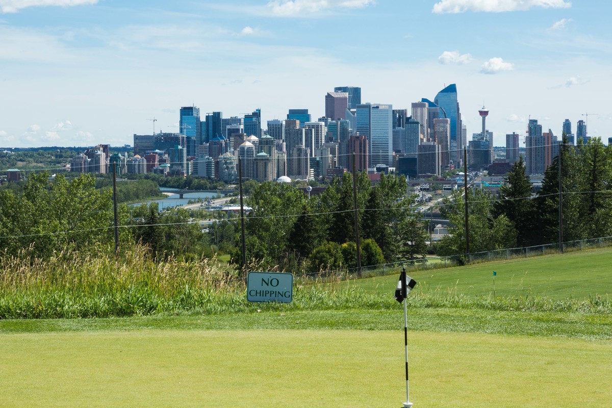 Shaganappi Point Golf Course in Calgary, Alta. 