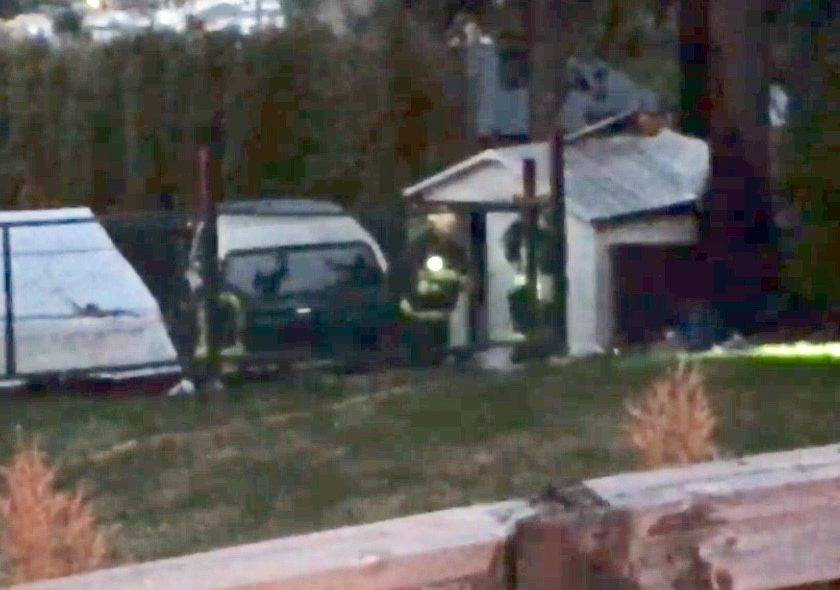 West Kelowna campfire spreads to neighbours shed - image