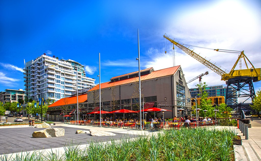 Businesses will begin to occupy the Shipyards development on Lower Lonsdale this summer. 