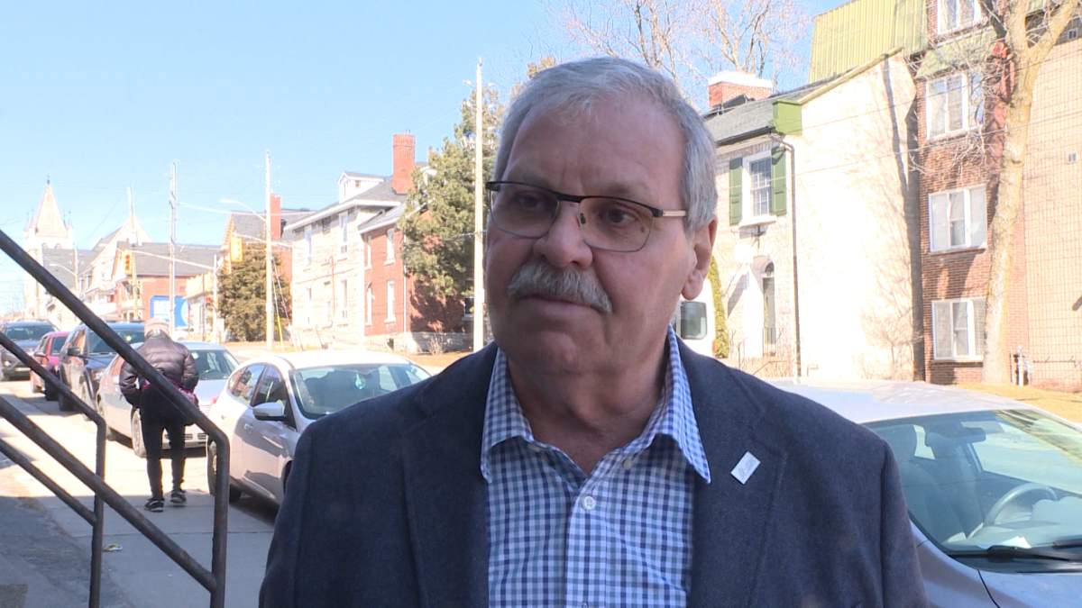 Warren Smokey Thomas came to Kingston to try to urge the supervisor of Addiction Mental Health Services to reconsider laying off up to 65 employees.