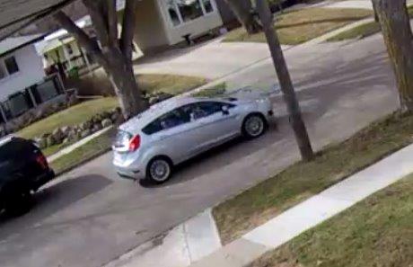 St. Albert RCMP released a surveillance photo a suspect vehicle in a series of robberies, April 26, 2019.