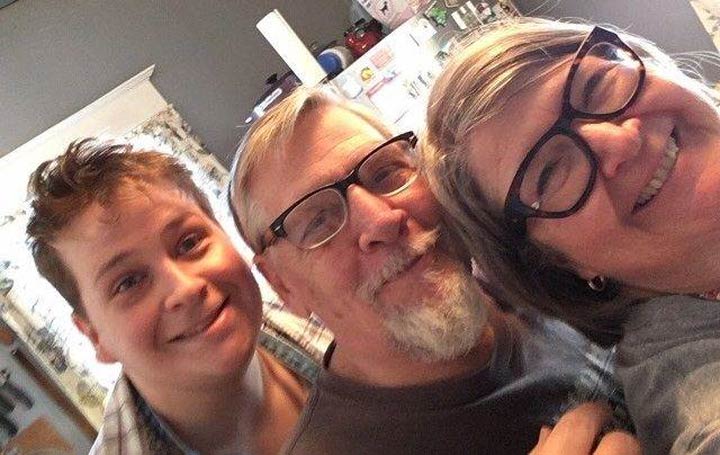 From left to right: Wessley, Richard and Tracy Zambory.