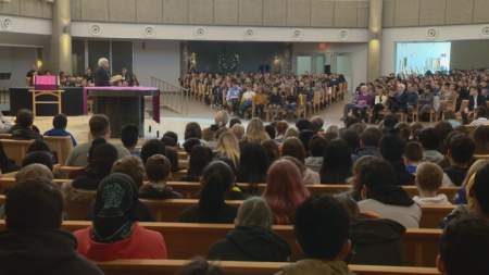 Holocaust survivor shares his story with Saskatoon students - Saskatoon ...