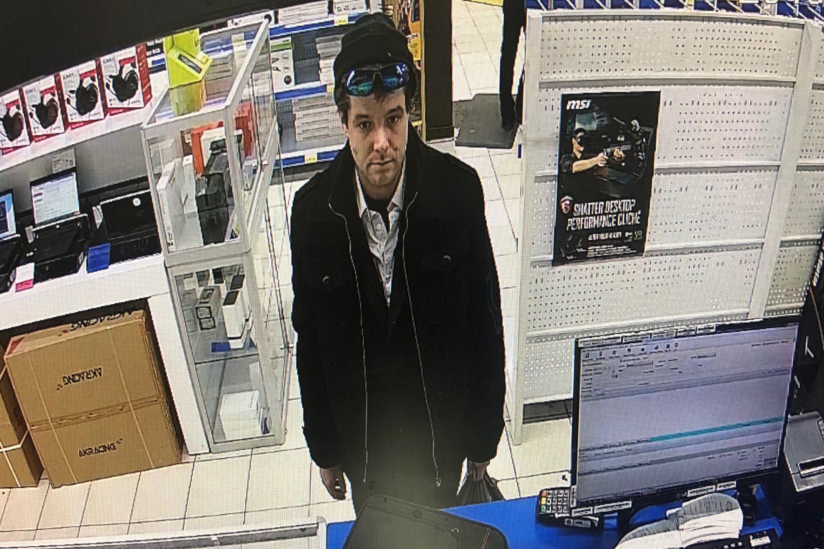 Waterloo Regional Police are looking to speak with this man in connection to a recent break-in.