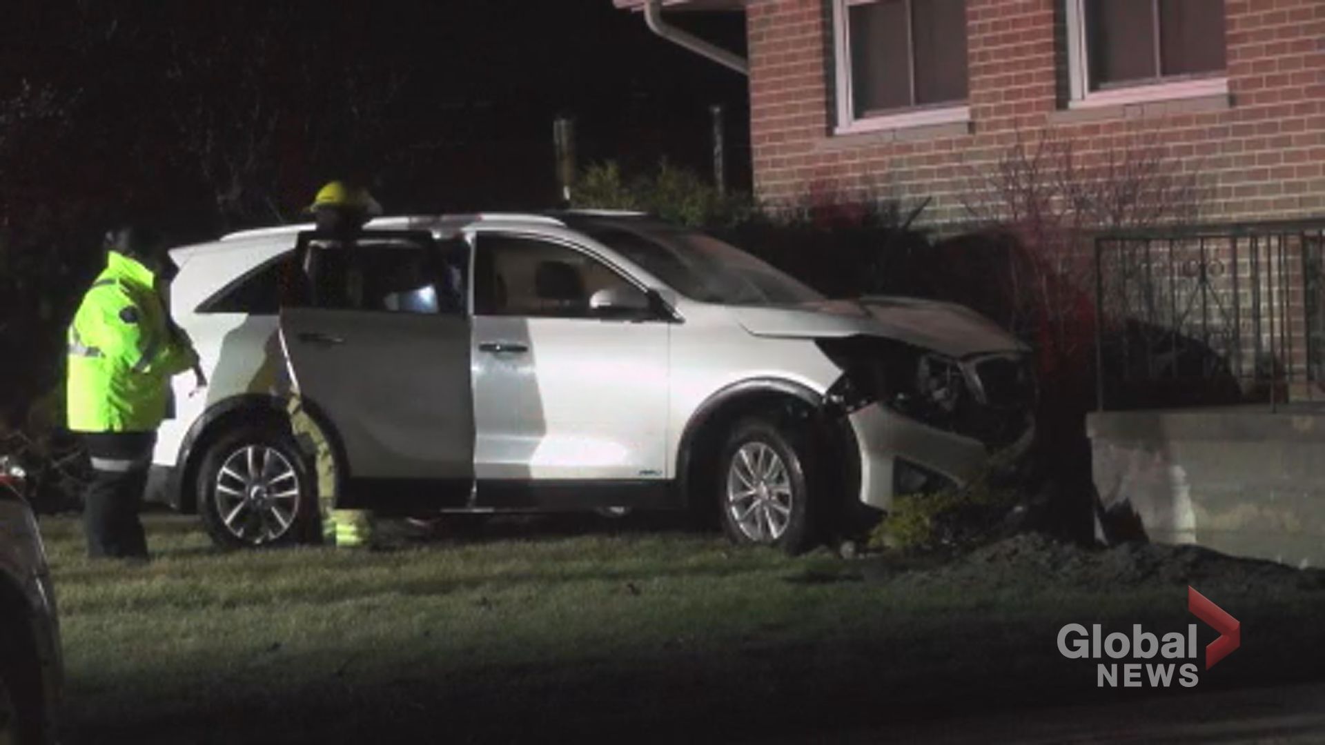 Man charged with impaired driving after vehicle strikes house in ...