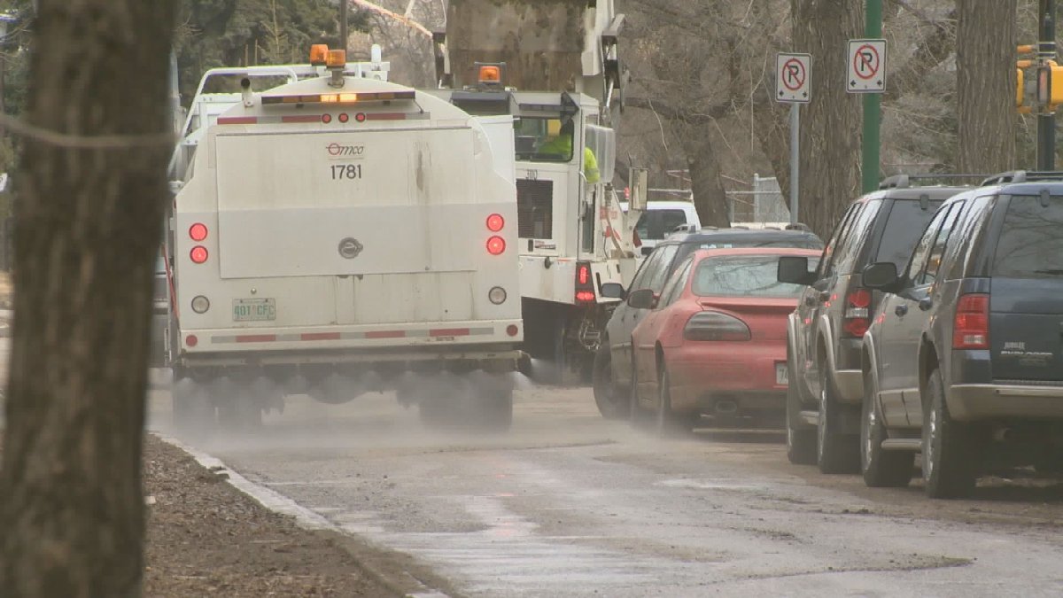 Residents in Regina will be seeing street sweepers around the city as crews have started post-winter cleanup.