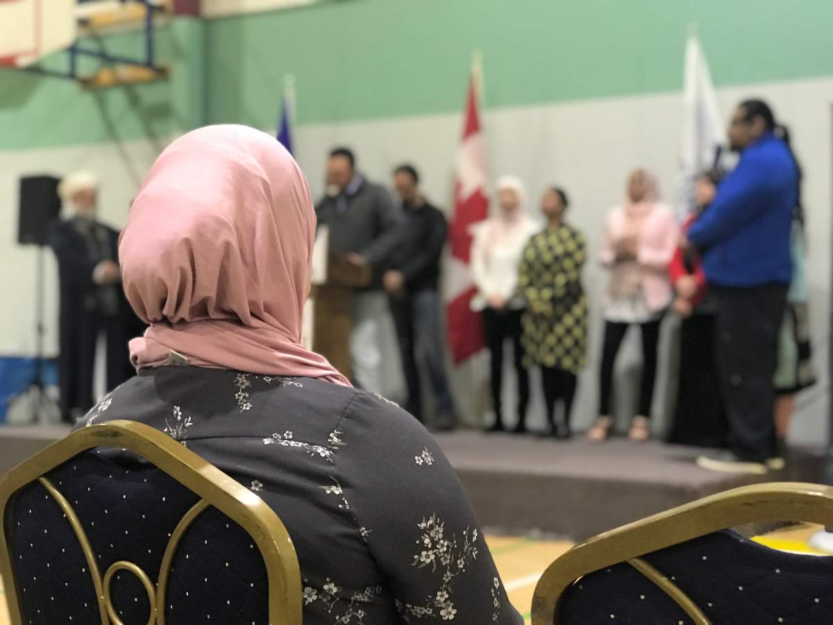 Calgarians Against Racism Violence and Hate gather for the first time Friday night.