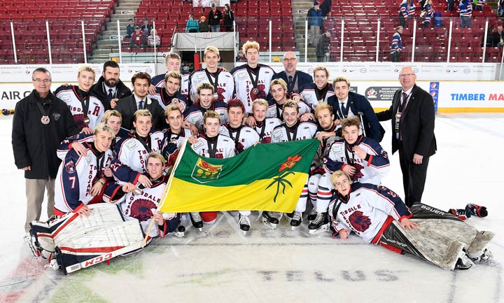 The Tisdale Trojans defeated the Calgary Buffaloes 3-2 this past weekend to win bronze at the 2019 Telus Cup.