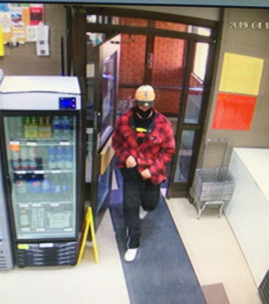 Stony Plain RCMP are searching for a suspect after a liquor store robbery in Wabamun, Alta., Wednesday, April 17, 2019. 