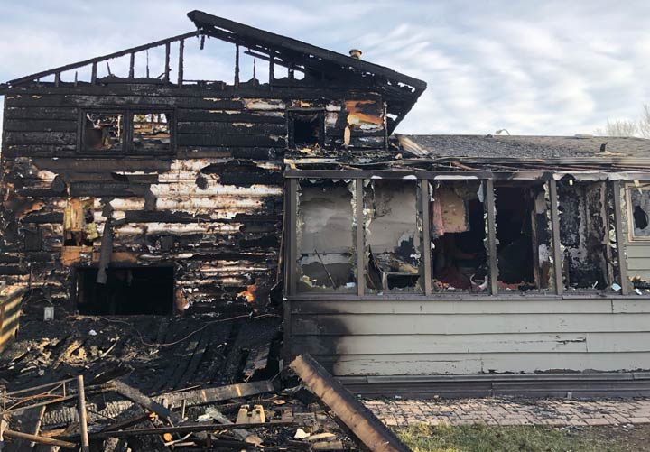 Firefighters said they faced windy conditions while putting out a house fire in Saskatoon’s Silverwood Heights neighbourhood on April 23, 2019.