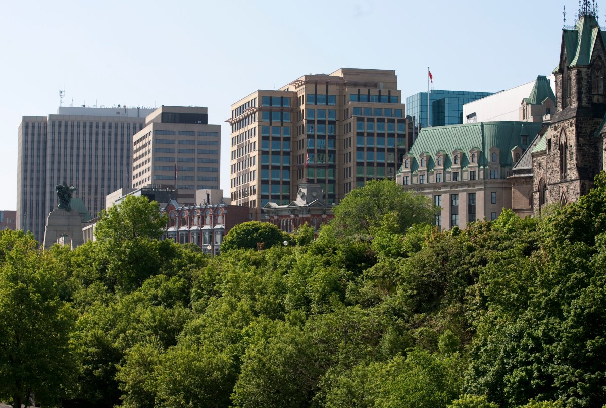 The Ottawa downtown core is seen Monday May 30, 2011.