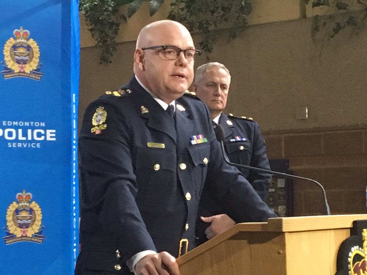 File: Edmonton police chief Dale McFee.