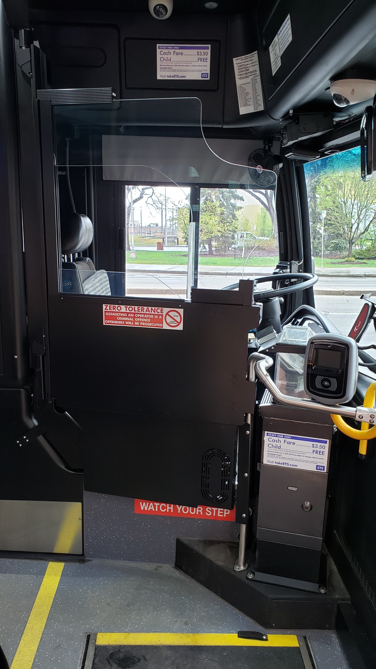 New driver safety shields installed in 4 Edmonton buses Edmonton