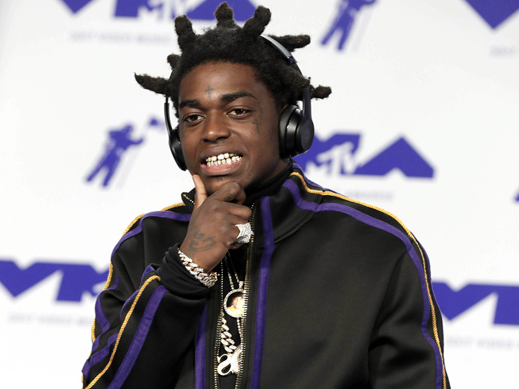 Kodak Black arrives on the red carpet for the 34th MTV Video Music Awards at The Forum in Inglewood, Calif., on Aug. 27, 2017. 