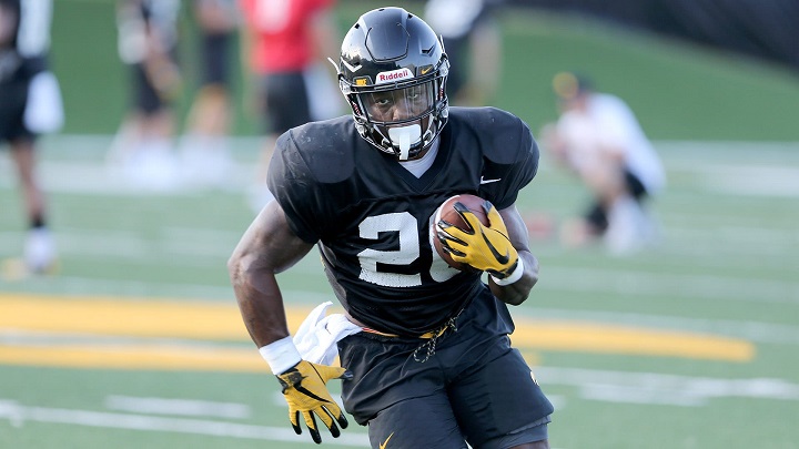 The Saskatchewan Roughriders add former Oakland Raiders practice squad and University of Iowa Hawkeye running back James Butler.