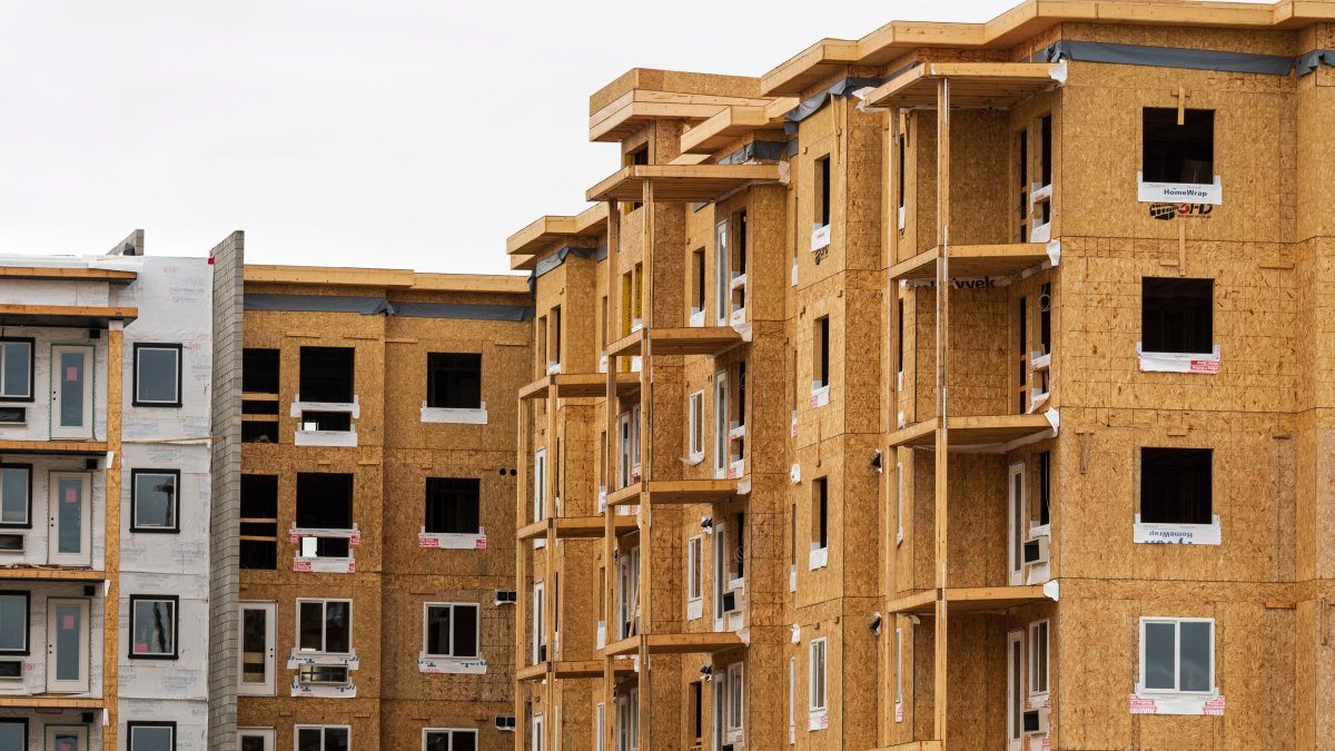 New condominium units under construction, Calgary, Alberta on Wednesday, September 12, 2018. 