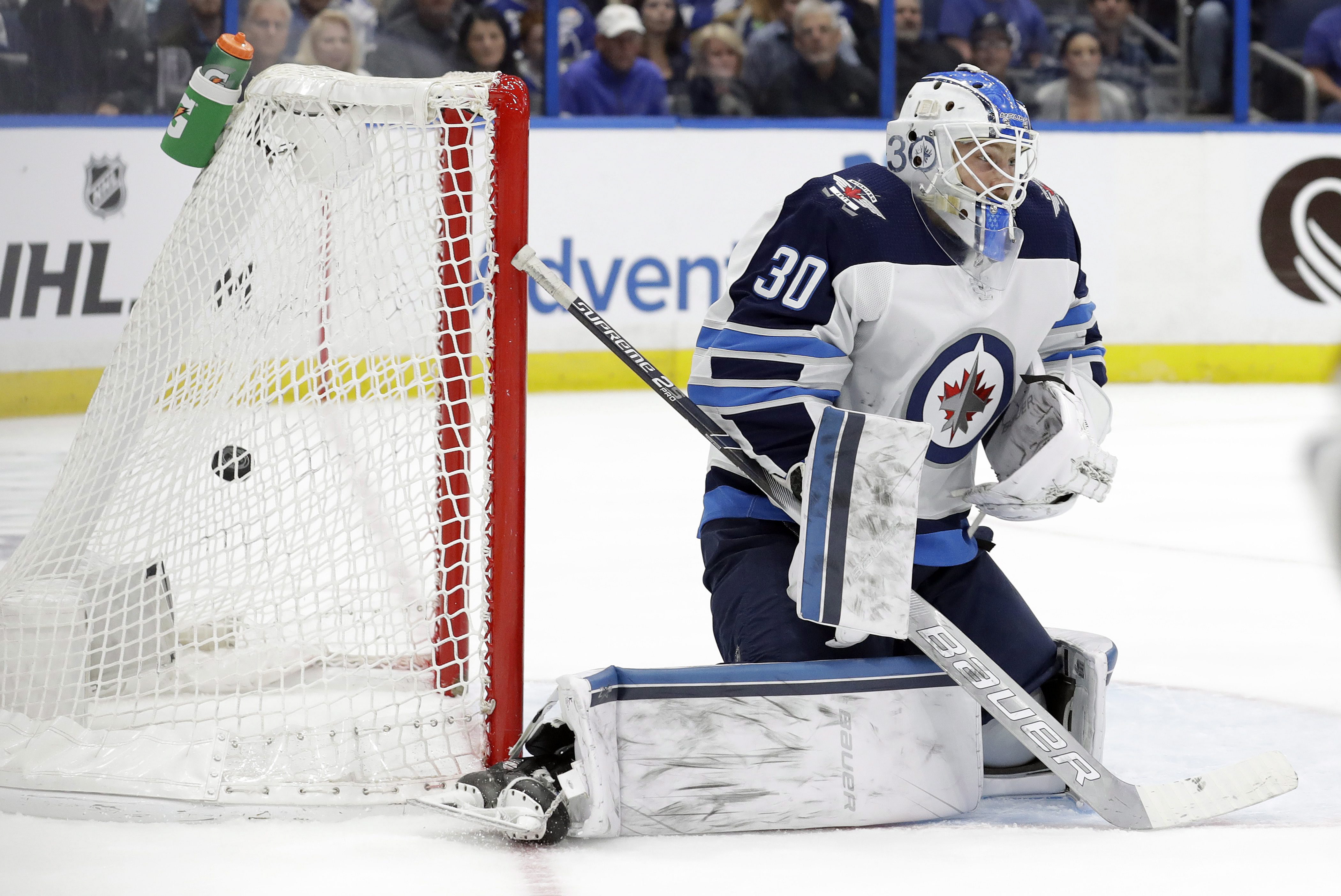 Laurent Brossoit's Stellar Performance Helps Winnipeg Jets Secure 5-0  Pre-Season Win Over Edmonton Oilers - BVM Sports