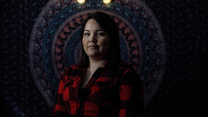 Former meth addict Cybil Cappo pictured in Edmonton, Alta., on May 10, 2019. Cappo says nobody seems to have the answers needed to begin to solve Saskatchewan's growing meth problem.