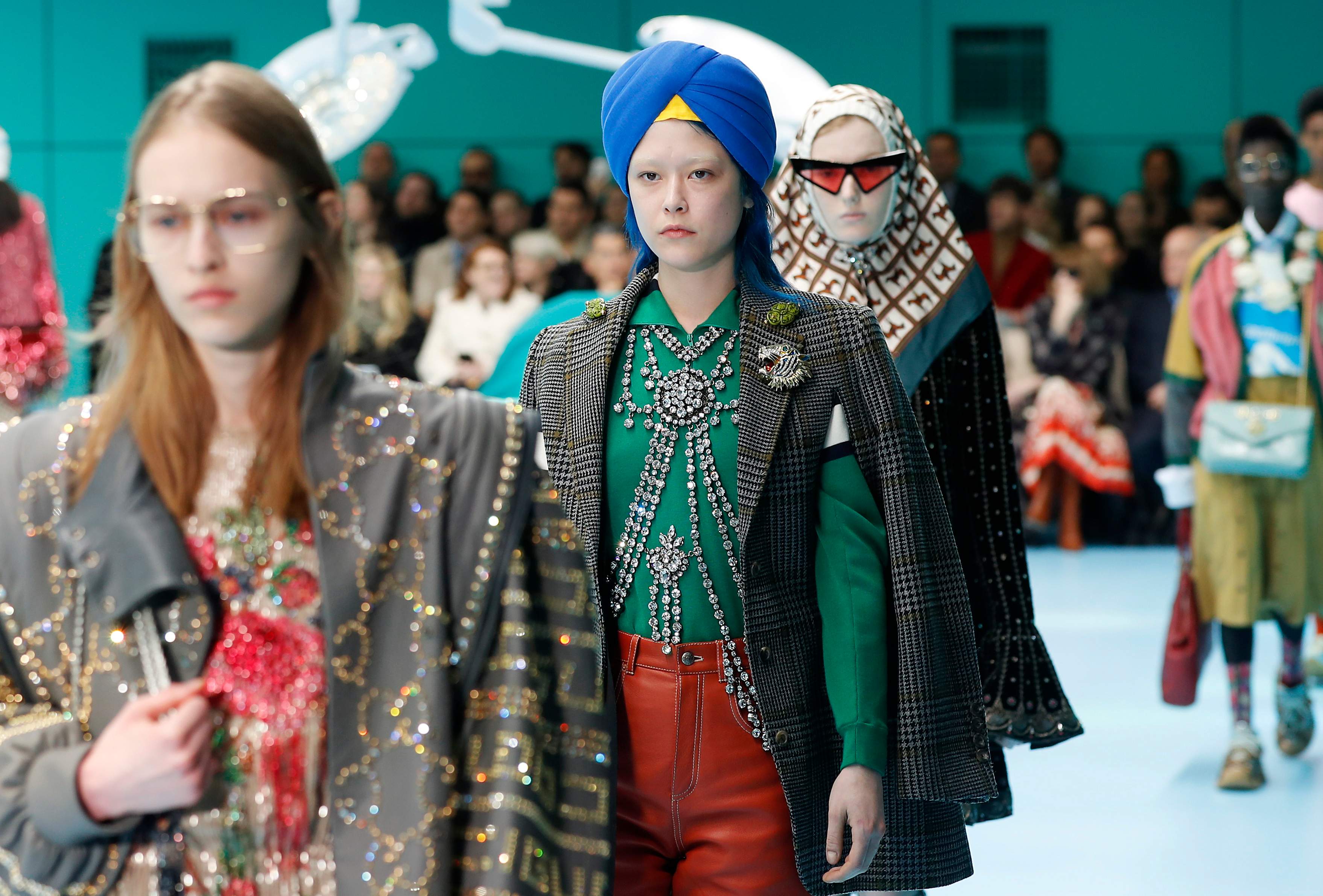 COPY - COPY - Gucci Turban Gucci criticised for putting turbans on white models | The  main image 2